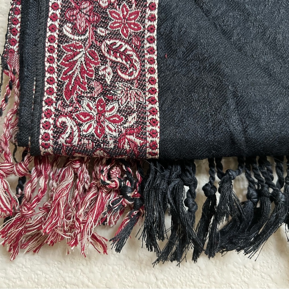 Embroidered Border Pattern Reversible Holidays Pa… - image 3